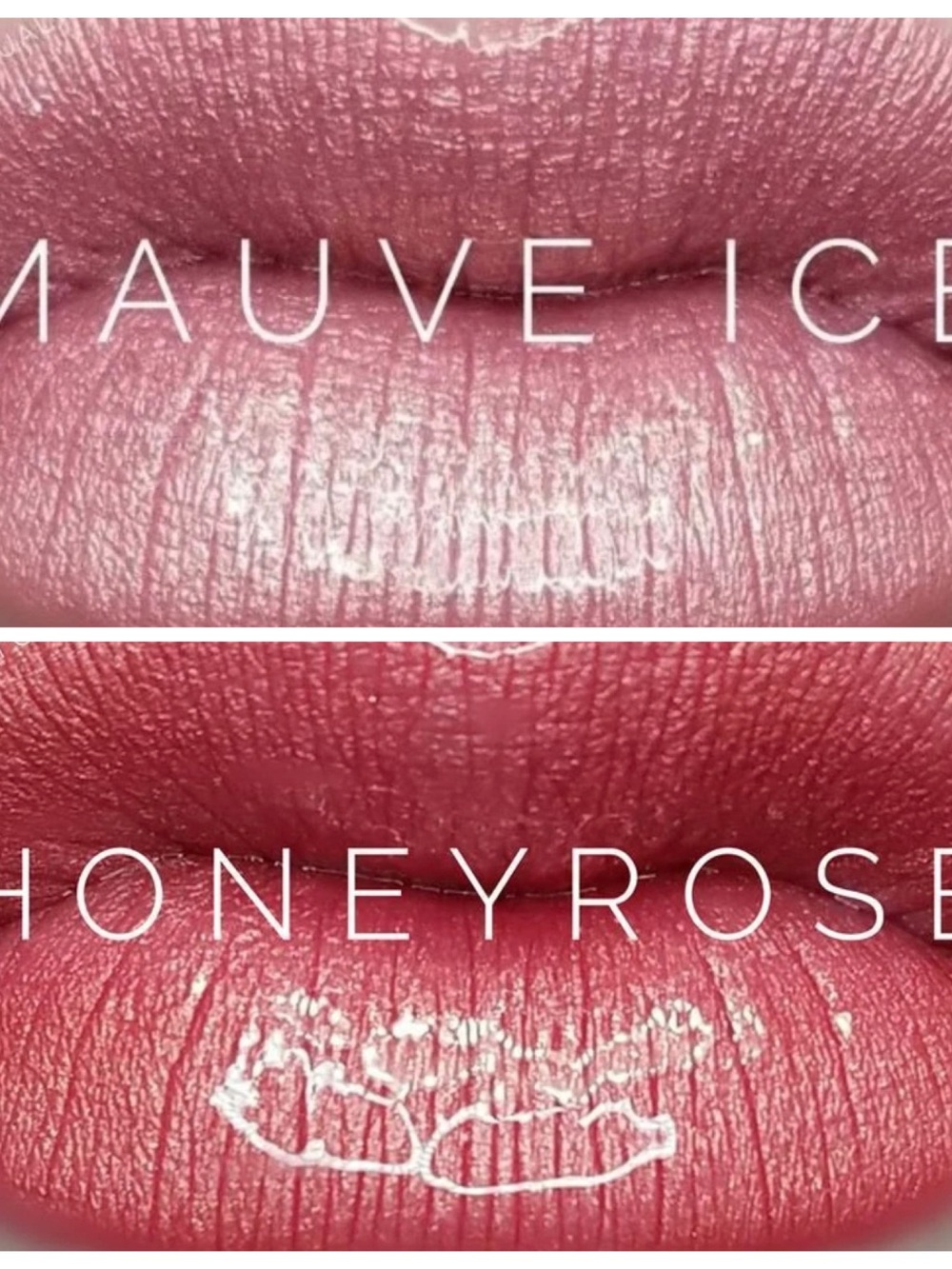 LipSense Mauve Ice & Honey Rose Lipstick Duo